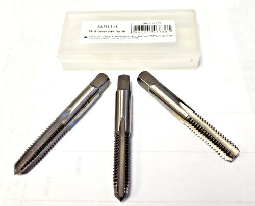 Cs tap set - 3/8-16, nc