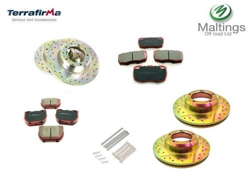 Kit freni forati scanalati - forati,
