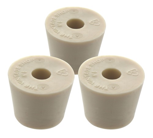 Tappo gomma forato set - gomma,