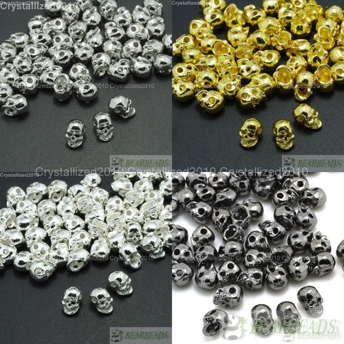 Bracciale teschio metallo - bracciale,