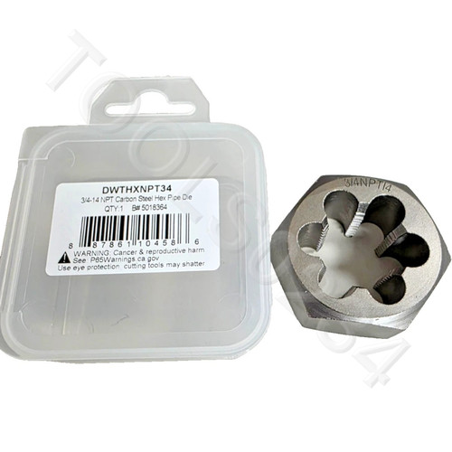 Npt pipe die - -14,